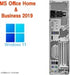 Fujitsu Desktop PC D586 with 24" Monitor - Core i5-6400, Windows 11 Pro, MS Office Home & Business 2019, 16GB RAM / 1TB SSD, Refurbished