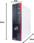 Fujitsu Desktop PC D588 - Windows 11 Pro, MS Office Home & Business 2019, 8th Gen Core i5, 8GB RAM / 256GB SSD, Refurbished