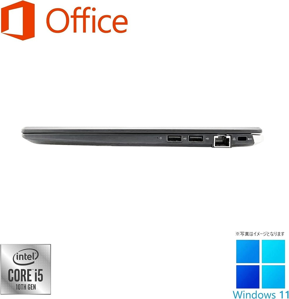 Toshiba Laptop G83 with 13.3" Full HD Display - Windows 11 Pro, MS Office Home & Business 2019, Core i5-10210U, 16GB RAM / 512GB SSD, Refurbished